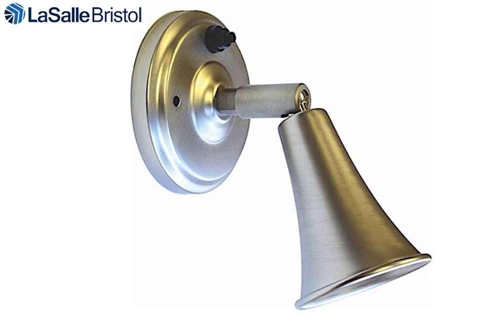 12V BRUSH NICKEL SPOT LIGHT