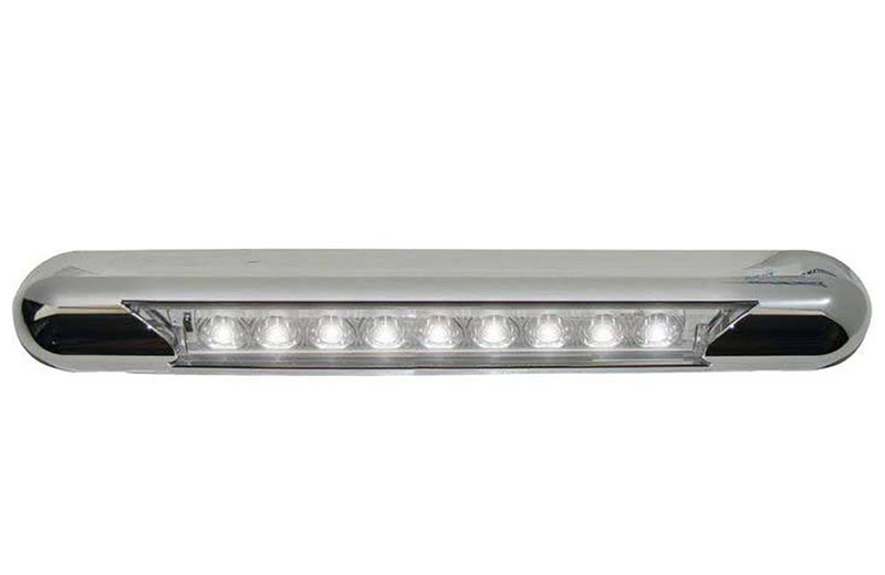 LED 8IN STRP 12V CLR w/o SWITCH WH AWN