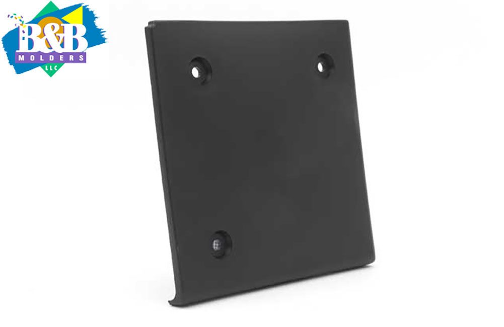 4-1/2" SQUARE SLIDE-OUT CAP, Color: Black (94286)