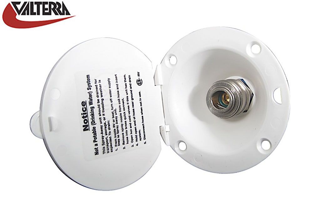 QUICK CONNECT VALVE, 2.75", Color: White (PF147005)