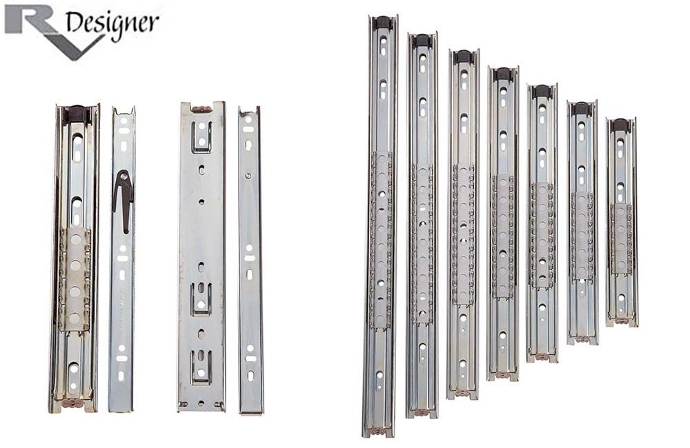 45 MM BALL BEARING SLIDE SET, Size: 12" (D412)