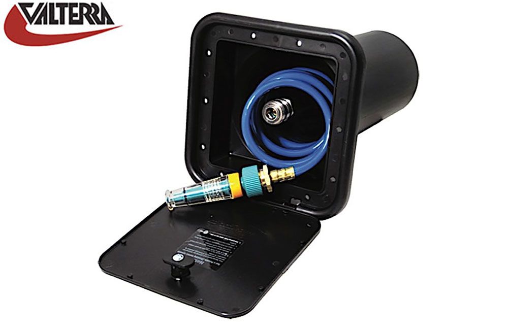 SPRAY-AWAY, 5.5IN SQ, QUICK CONNECT, 15, Color/Knobs: Black (PF147008)