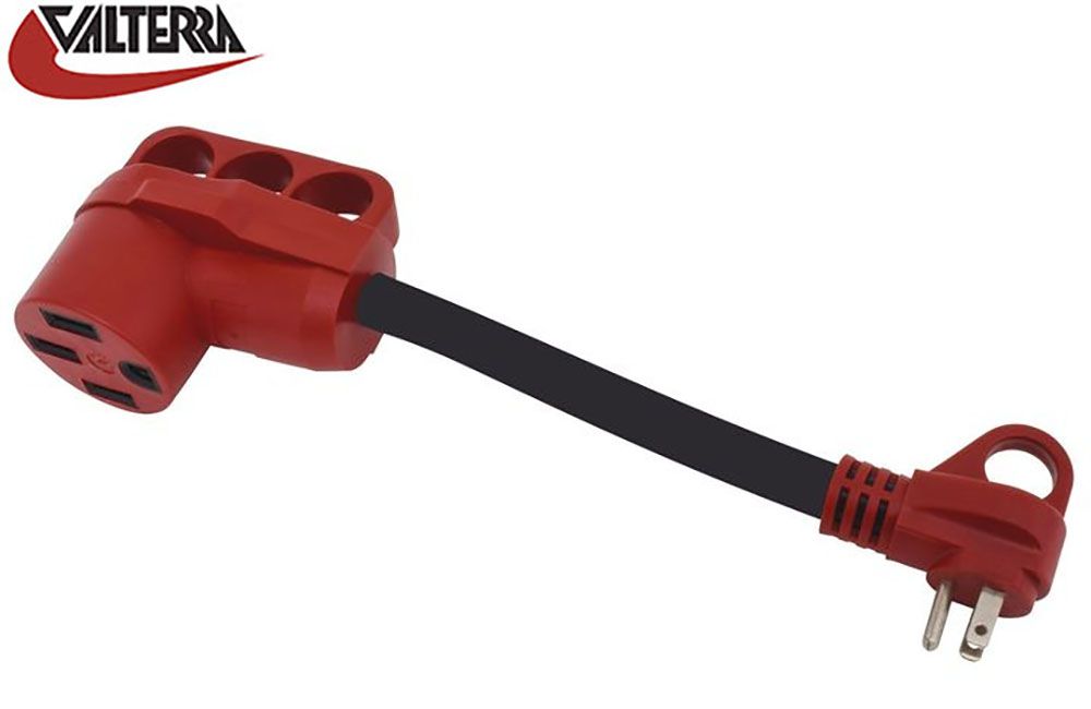 MIGHTY CORD ADAPTER CORD 15AM/50AF, AMP: 15AM/50AF, 90 Deg (A10-1550VP)