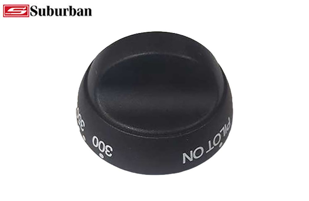 SUBURBAN 140255 STOVE OVEN CONTROL KNOB - BLACK