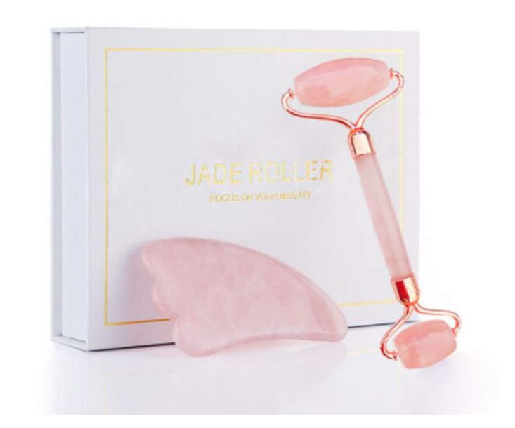 Natural Jade Stone Roller and Gua Sha Stone