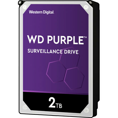 Disco duro interno de vigilancia WD 2TB morado 5400 rpm SATA III 3.5 &quot;(OEM)