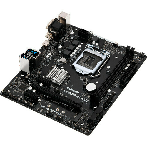 Placa madre ASRock H310CM-HDV M.2 H310 S1151 DDR4 max.64GB PCIe Micro-ATX W10