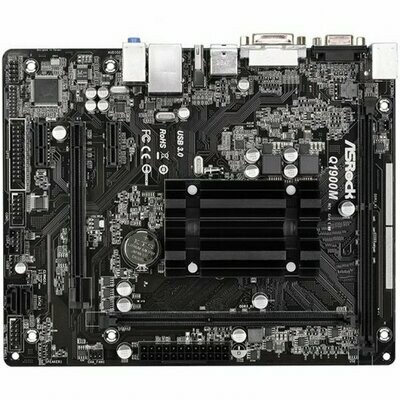 ASRock Q1900M Procesador Intel Quad-Core Celeron J1900 Micro ATX Placa base / CPU / VGA Combo