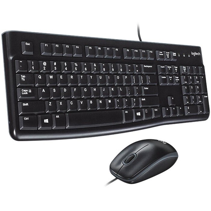 Kit Teclado Y Mouse Logitech MK120 Alambrico USB