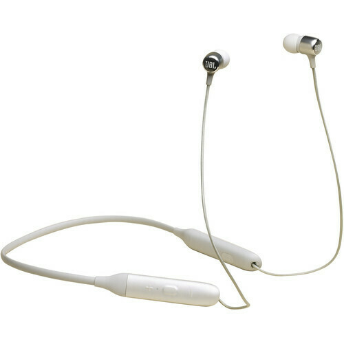 Auriculares internos inalámbricos con banda para el cuello JBL LIVE 220BT (blanco)