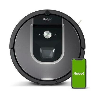 iRobot - Robot aspirador Roomba 960 con conexión Wi-Fi - Gris
