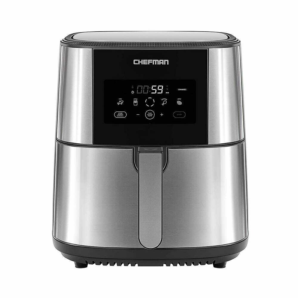 CHEFMAN - Freidora de aire digital de 8 qt - Acero inoxidable