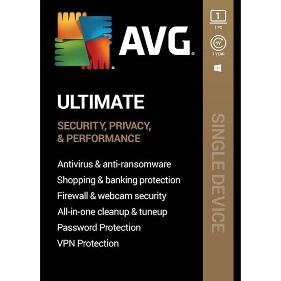 AVG - Ultimate (1 dispositivo) (suscripción de 1 año) - Windows [Digital]