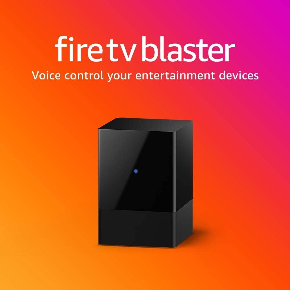 Fire TV Blaster: agregue controles de voz de Alexa para encendido y volumen en su TV y barra de sonido (requiere dispositivos Fire TV y Echo compatibles)