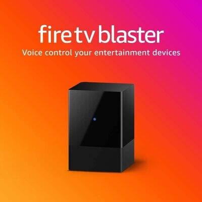 Fire TV Blaster: agregue controles de voz de Alexa para encendido y volumen en su TV y barra de sonido (requiere dispositivos Fire TV y Echo compatibles)