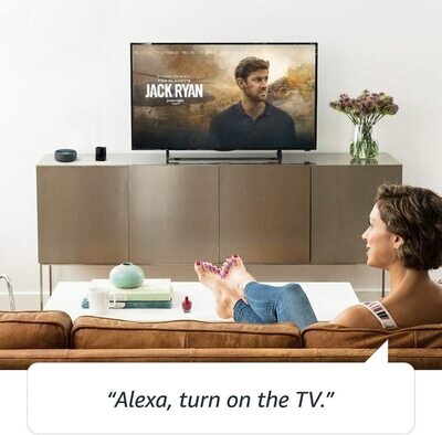 Fire TV Blaster: agregue controles de voz de Alexa para encendido y volumen en su TV y barra de sonido (requiere dispositivos Fire TV y Echo compatibles)