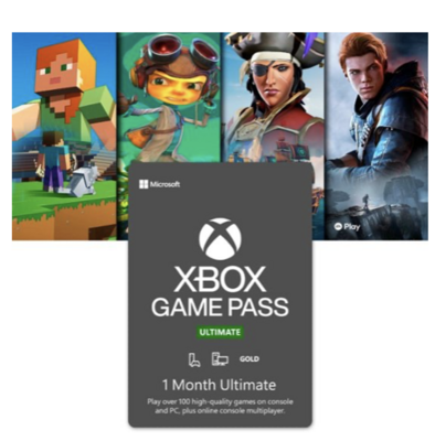Microsoft: suscripción de 1 mes a Xbox Game Pass Ultimate [digital]