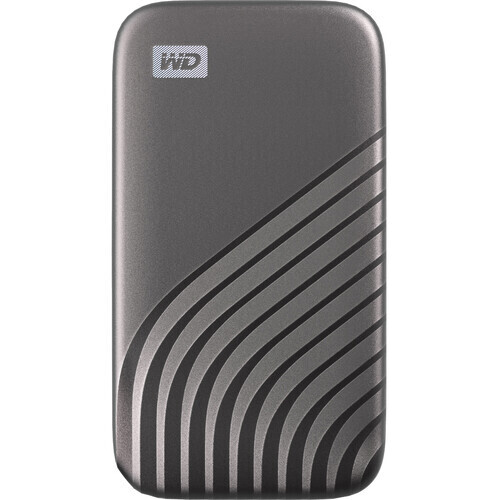 WD 2TB My Passport SSD USB 3.2 Gen 2 Tipo-C SSD portátil (gris)