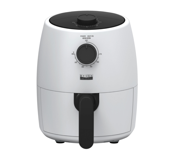 Serie Bella Pro - 2 qt. Freidora de aire analógica - Blanco mate