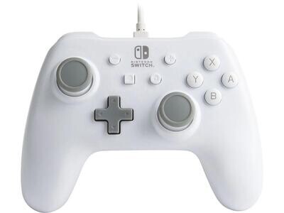 Controlador con cable PowerA para Nintendo Switch - Blanco