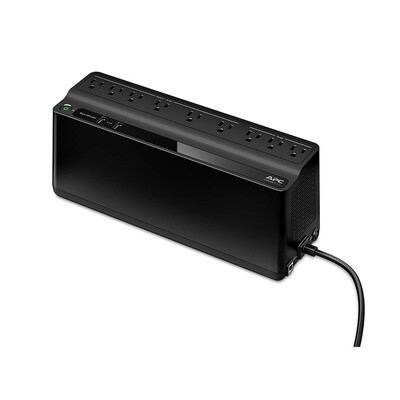 APC BACK-UPS ES 850VA 2 USB CHARGING PORTS 120V
