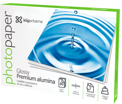 Klip Xtreme Premium KPA-460 - Alumina Waterproof - 4x6 - 235 g/m2 - 60 hoja(s)