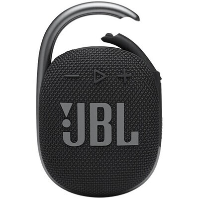 JBL Clip 4 Altavoz impermeable ultraportátil en Negro