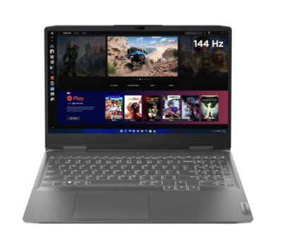 Laptop Gaming Lenovo LOQ 15,6" (FHD) 144Hz - Intel Core i5-13420H - 8 GB - NVIDIA GeForce RTX 3050 con 6 GB - SSD de 1 TB - Gris tormenta - 12 Meses Garantia!