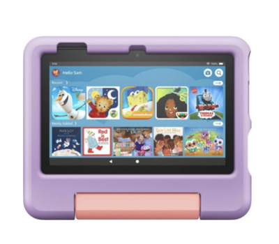 Amazon - Fire 7 Kids Edades 3-7 (2022) Tablet de 7" con Wi-Fi 32 GB - Púrpura - Garantia 12 Meses