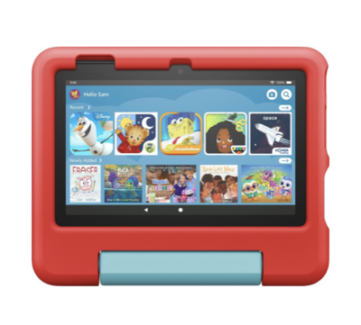 Amazon - Fire 7 Kids Edades 3-7 (2022) Tablet de 7" con Wi-Fi 32 GB - Roja - Garantia 12 Meses