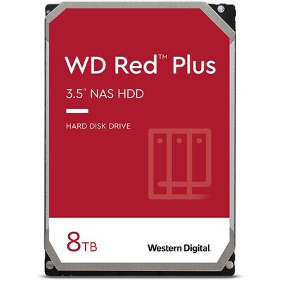 Disco duro NAS interno WD 8TB WD101EFBX Red Plus SATA III de 3,5&quot;