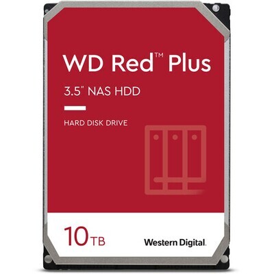 Disco duro NAS interno WD 10TB WD101EFBX Red Plus SATA III de 3,5&quot;