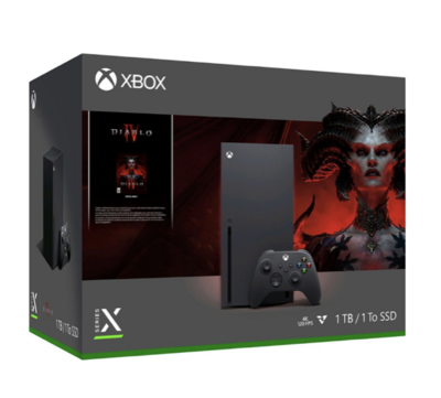 Microsoft - Consola Xbox Series X de 1 TB - Paquete Diablo IV - Negro