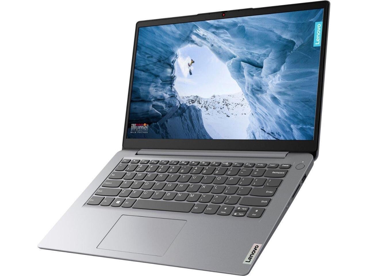 Lenovo - Laptop Ideapad 1 Pantalla 14.0" HD - Celeron N4020 con memoria de 4GB - eMMC de 128GB - Windows 11 Home Gris nube - y Office 365 - Garantia 12 Meses!