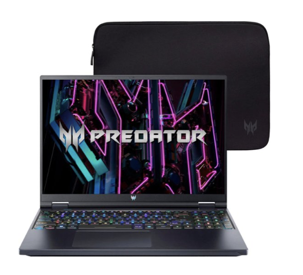 Acer - Predator Helios 16 - Laptop Gaming Pantalla 16" 240 Hz WQXGA - Intel i9-13900HX con 16 GB de memoria - NVIDIA GeForce RTX 4080 12GB - SSD de 1 TB - Negro - 12 Meses Garantia!
