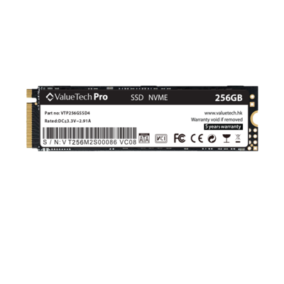 SSD ValueTech Basic M.2 NVMe 256GB 2 Años Garantia!
