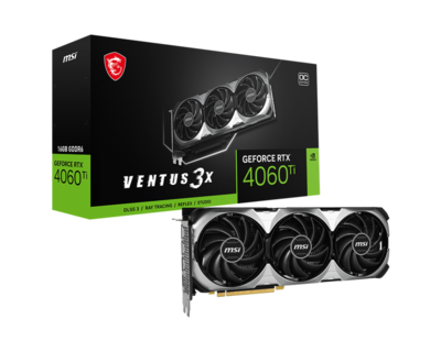 Tarjeta de Video GeForce RTX™ 4060 Ti VENTUS 3X 16G OC 12 Meses Garantia!