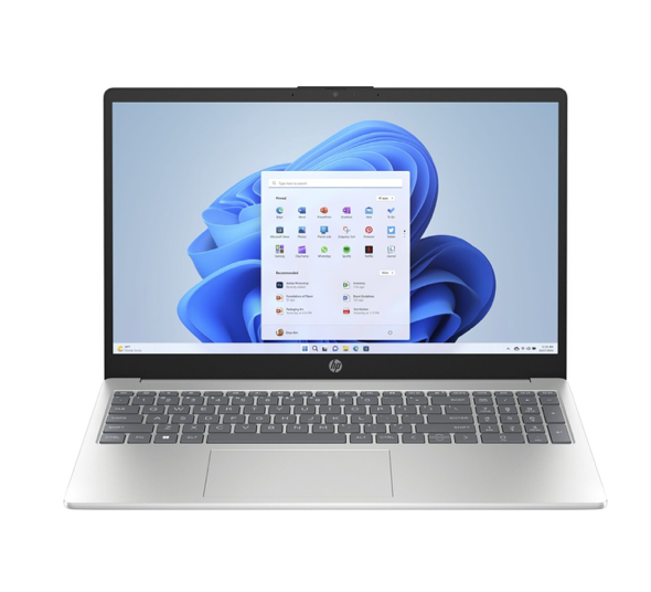 HP - Laptop Pantalla Táctil  15.6&quot; - AMD Ryzen 5-7520U - Memoria 8GB - SDD de 512GB - Tarjeta Gráfica AMD Radeon - Plata natural - 12 Meses Garantia!