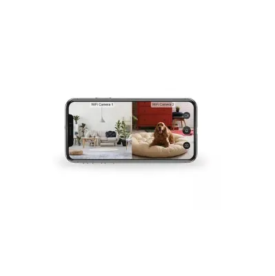 Brookstone  2PK Cordless Security/Surveillance Wi-Fi Camera, 2-Pack