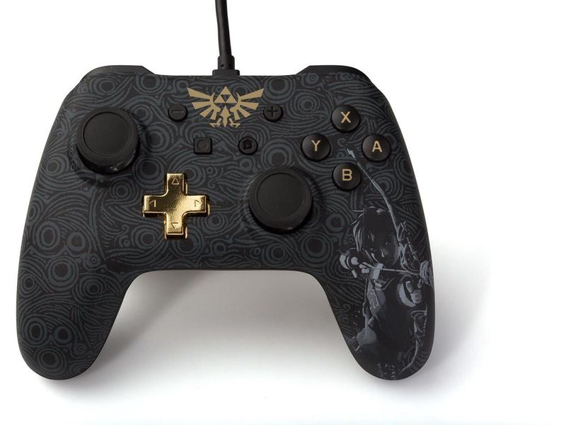 PowerA - Control con cable para Nintendo Switch - Zelda: Breath of the Wild