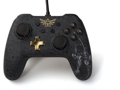PowerA - Control con cable para Nintendo Switch - Zelda: Breath of the Wild