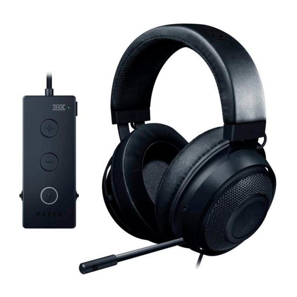 Razer Kraken Tournament Edition - Negro Auriculares Gaming  con cable y control de audio por USB