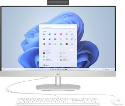 HP TODO EN UNO Core™ i5-1335U 256 GB SSD 8 GB  PANTALLA  27″ (1920×1080) IPS WIN11 Teclado Ratón BLANCO - 12 MESES GARANTIA!