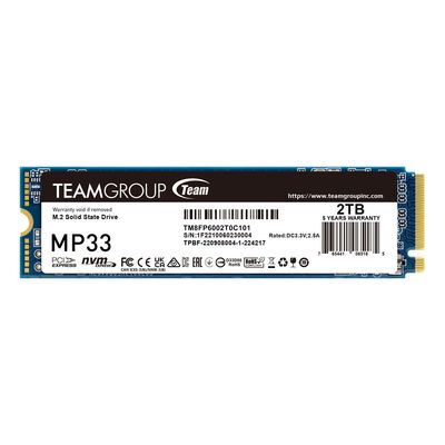 Unidad de estado sólido 2TB SSD TEAMGROUP NVMe PCIe M.2 2280