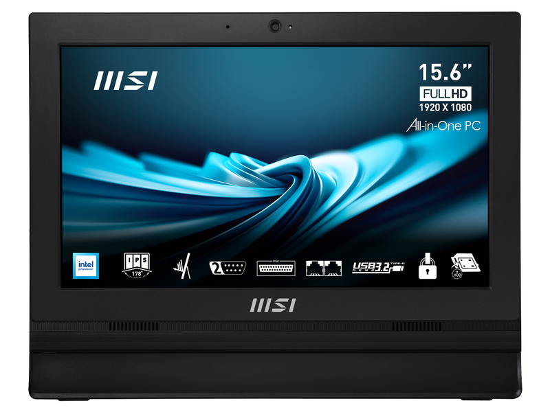 Msi Pro Ap162t Adl 020us – All-in-one – N-series N100 / Up To 3.4 Ghz – Ram 8 Gb – Ssd 128 Gb – Nvme – Uhd Graphics – Gigabit Ethernet – Win 11 Profesional – Monitor: Led 15.6″   - 12 Meses Garantia!