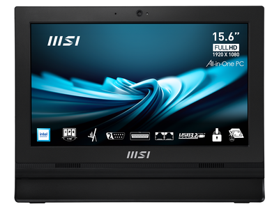 Msi Pro Ap162t Adl 020us – All-in-one – N-series N100 / Up To 3.4 Ghz – Ram 8 Gb – Ssd 128 Gb – Nvme – Uhd Graphics – Gigabit Ethernet – Win 11 Profesional – Monitor: Led 15.6″ - 12 Meses Garantia!