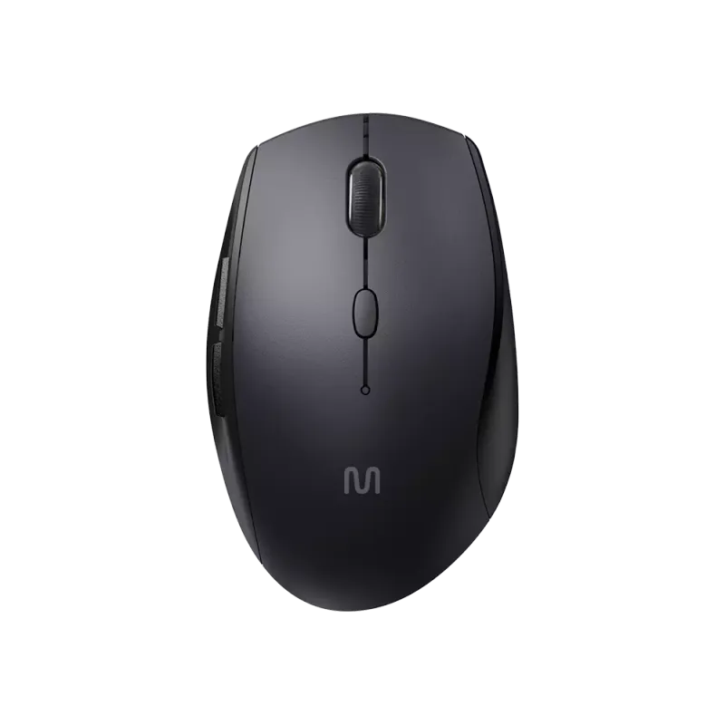 Mouse Inalámbrico 6 Botones Multilaser  Negro