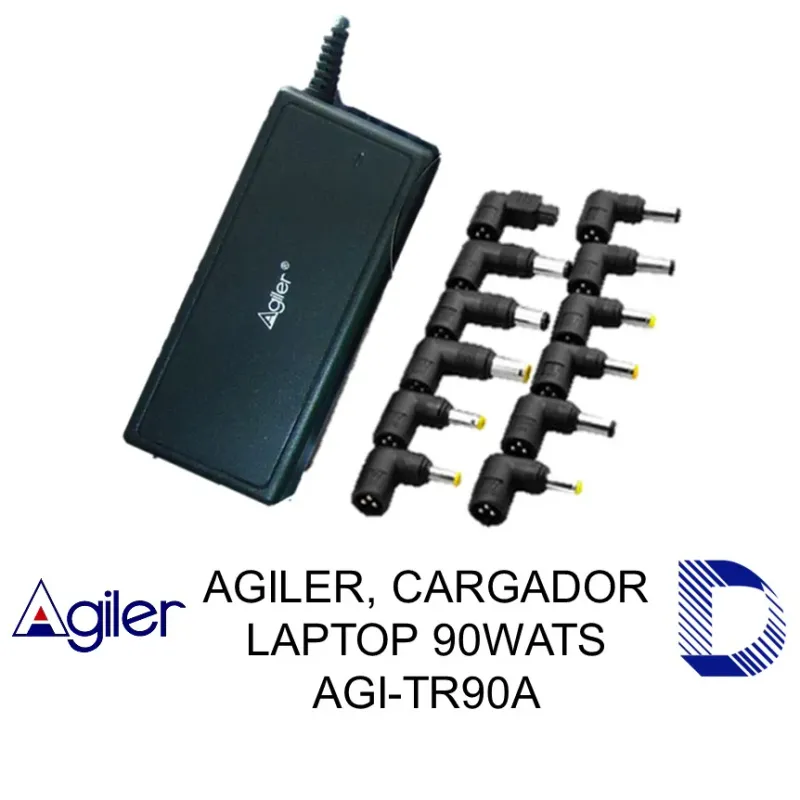 Agiler Cargador para laptop 90Wats AGI-TR90A