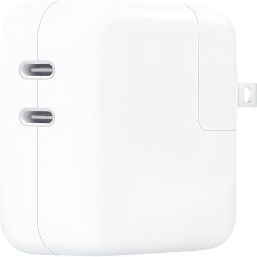 Adaptador de corriente con puerto USB tipo C dual de 35 W de Apple
