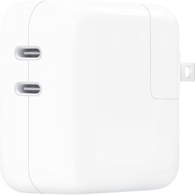 Adaptador de corriente con puerto USB tipo C dual de 35 W de Apple